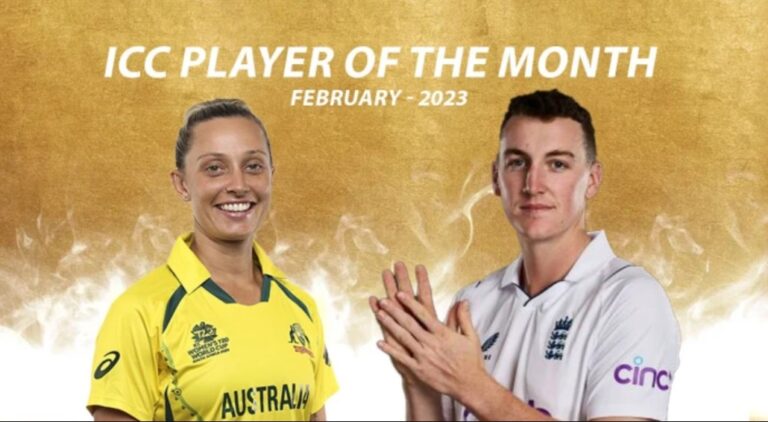 ICC Player of the Month awards for February 2023 have been revealed by the International Cricket Council (ICC)