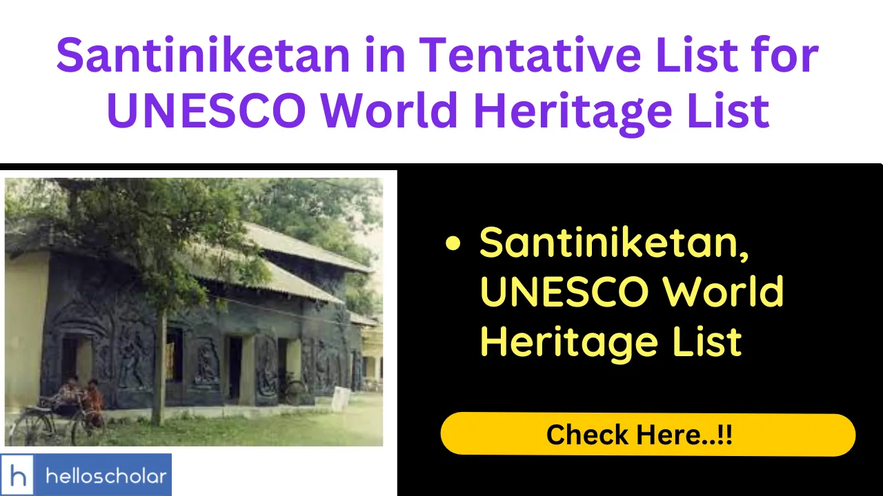 Santiniketan In Tentative List For UNESCO World Heritage List Helloscholar News